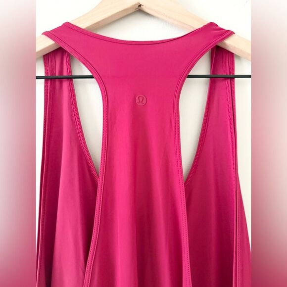 Lululemon Rejuvenate Racerback Athletic Dress in Dark Pink - Size 8 - Picture 4 of 5